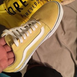 Old skool vans Mustard size 9.5